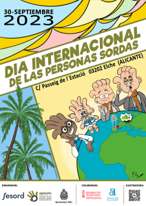 Cartel día Internacional de las Personas Sordas