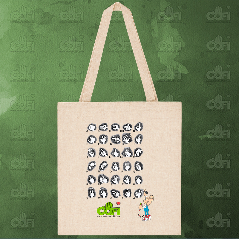 Bolsa tote símil lino - Imagen 5