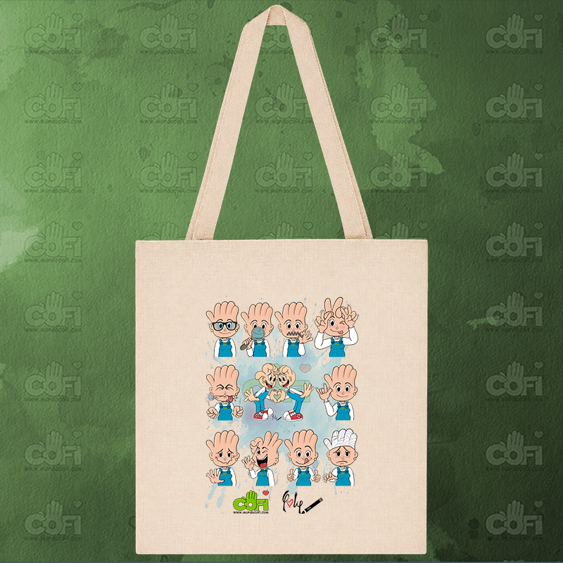 Bolsa tote símil lino - Imagen 6